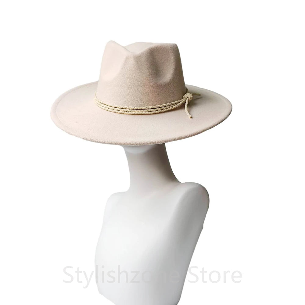 Wide Brim Suede Hat