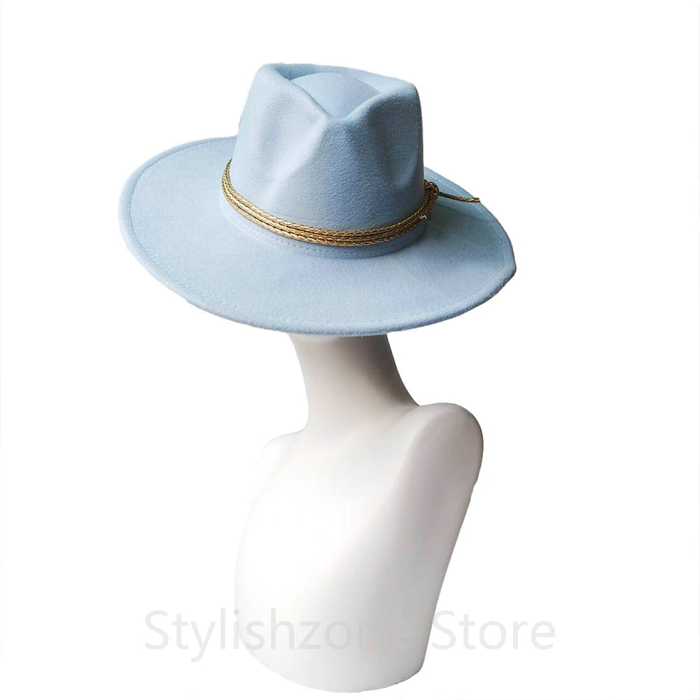 Wide Brim Suede Hat