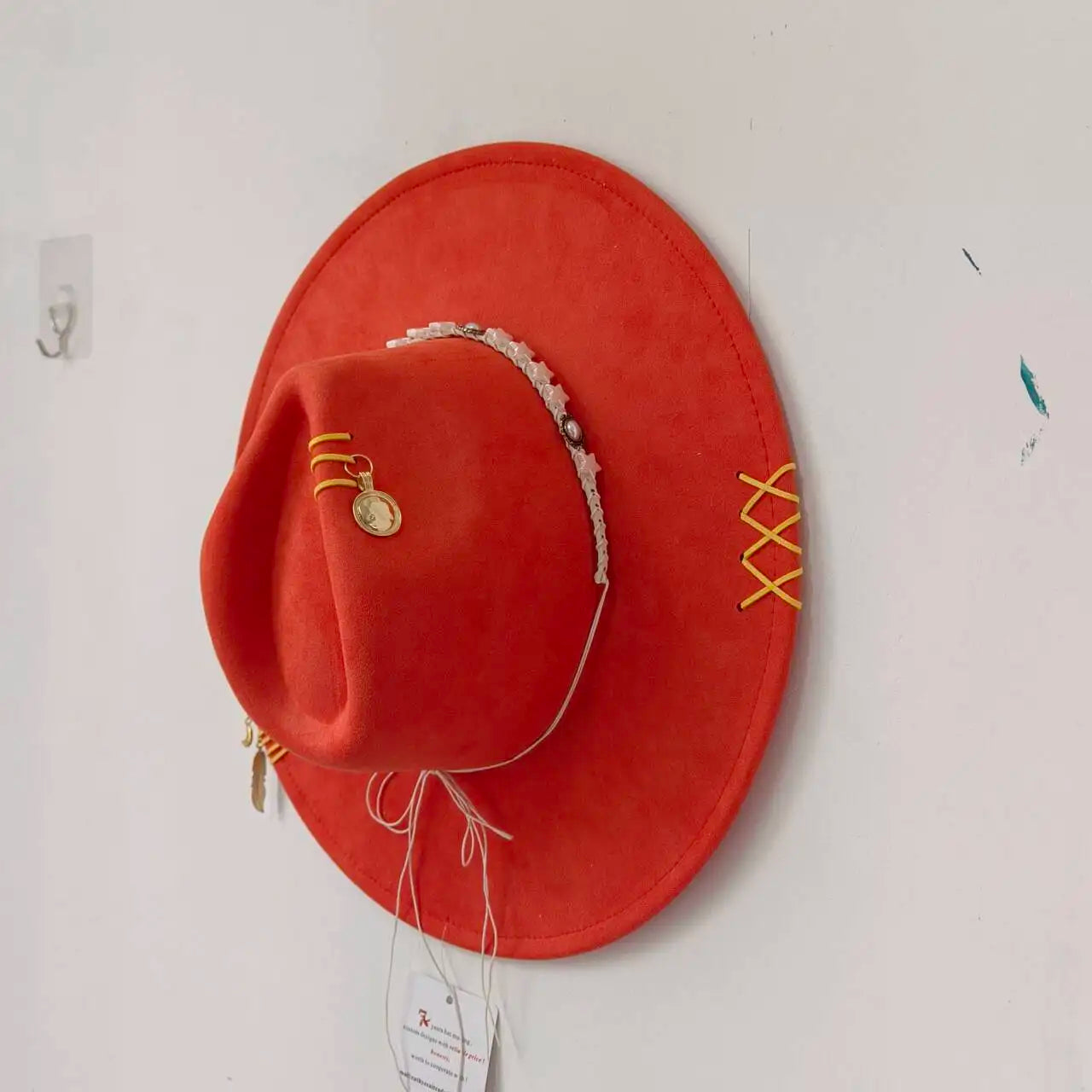 Wide Brim Suede Hat