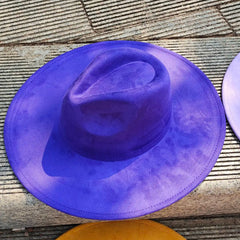Wide Brim Suede Hat