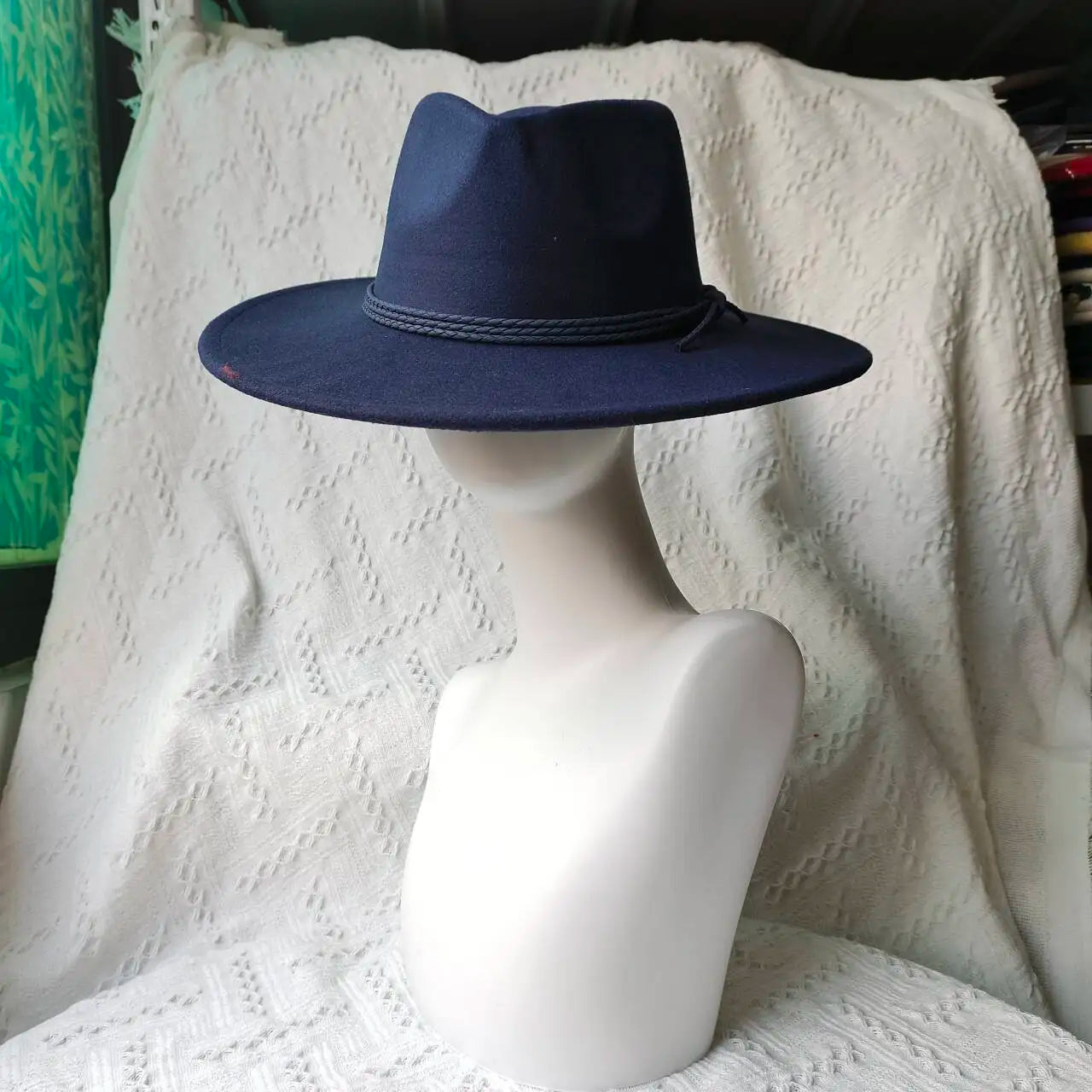 Wide Brim Suede Hat