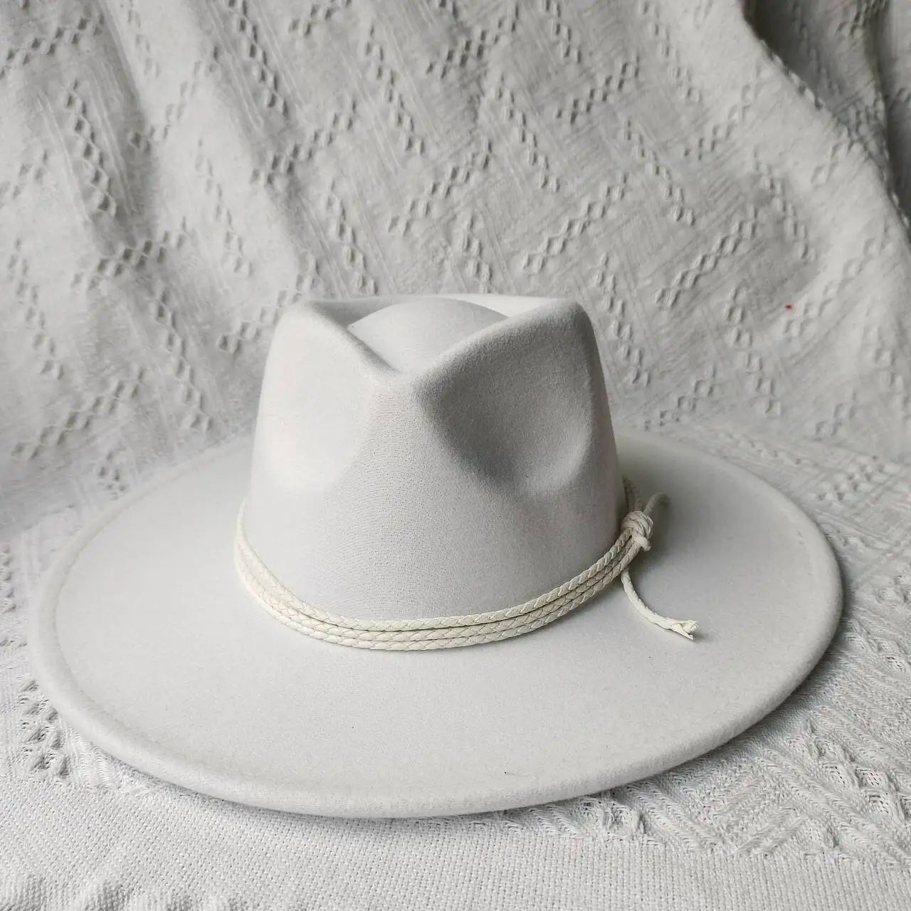 Wide Brim Suede Hat