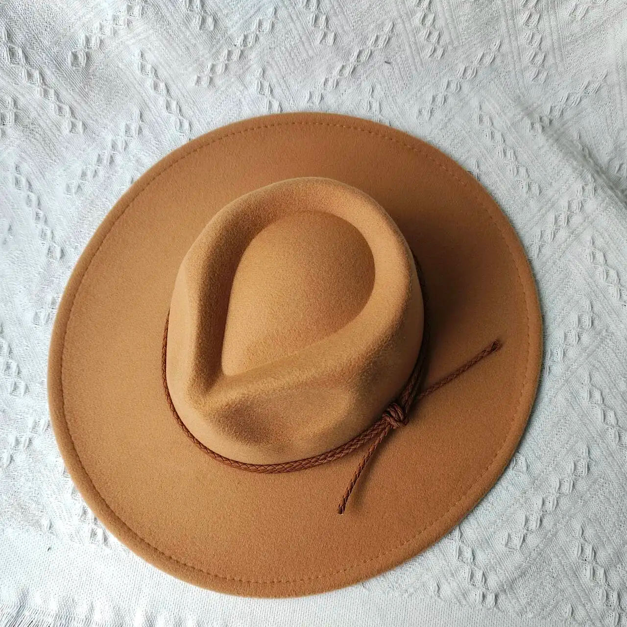 Wide Brim Suede Hat