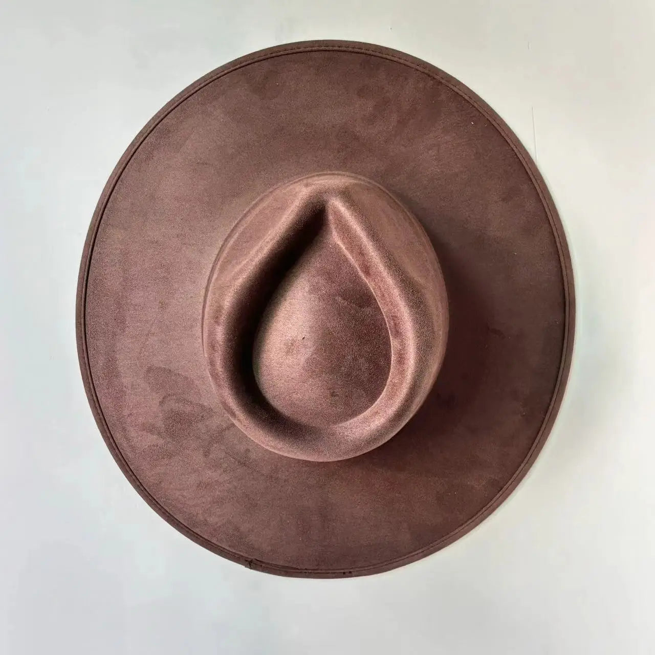 Wide Brim Suede Hat