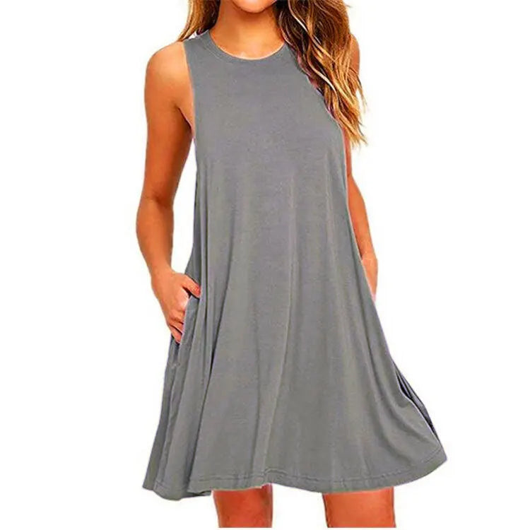 Women’s Summer Swing T-Shirt Dress