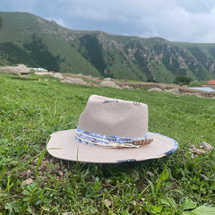 Western Wool Fedora Hat