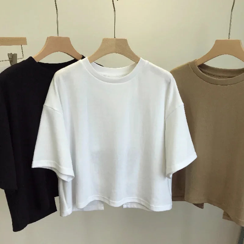 Backless Crop T-Shirt for Women