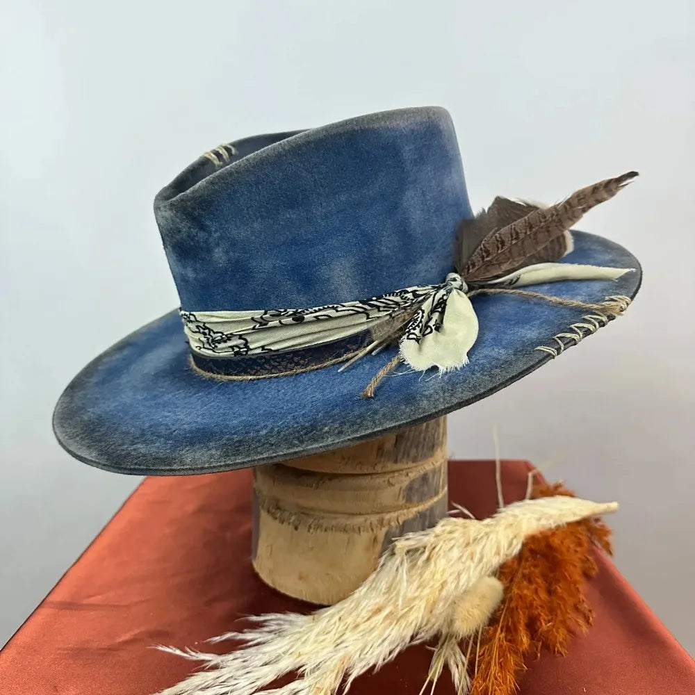 Woven Band Wool Hat