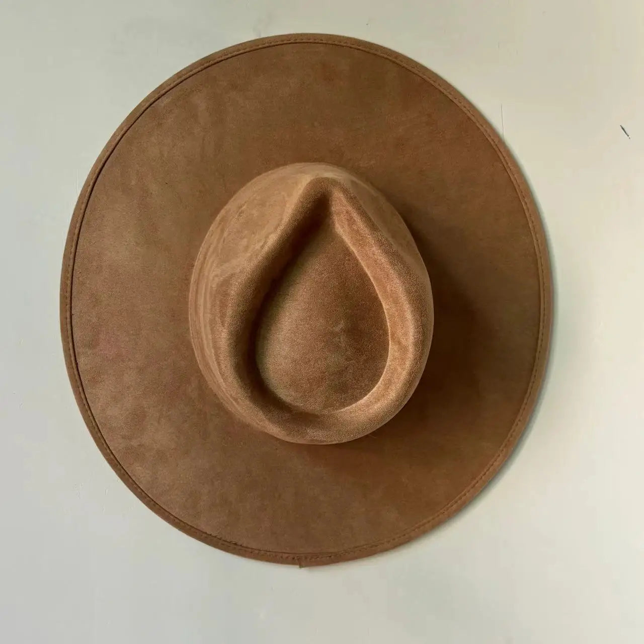 Wide Brim Suede Hat