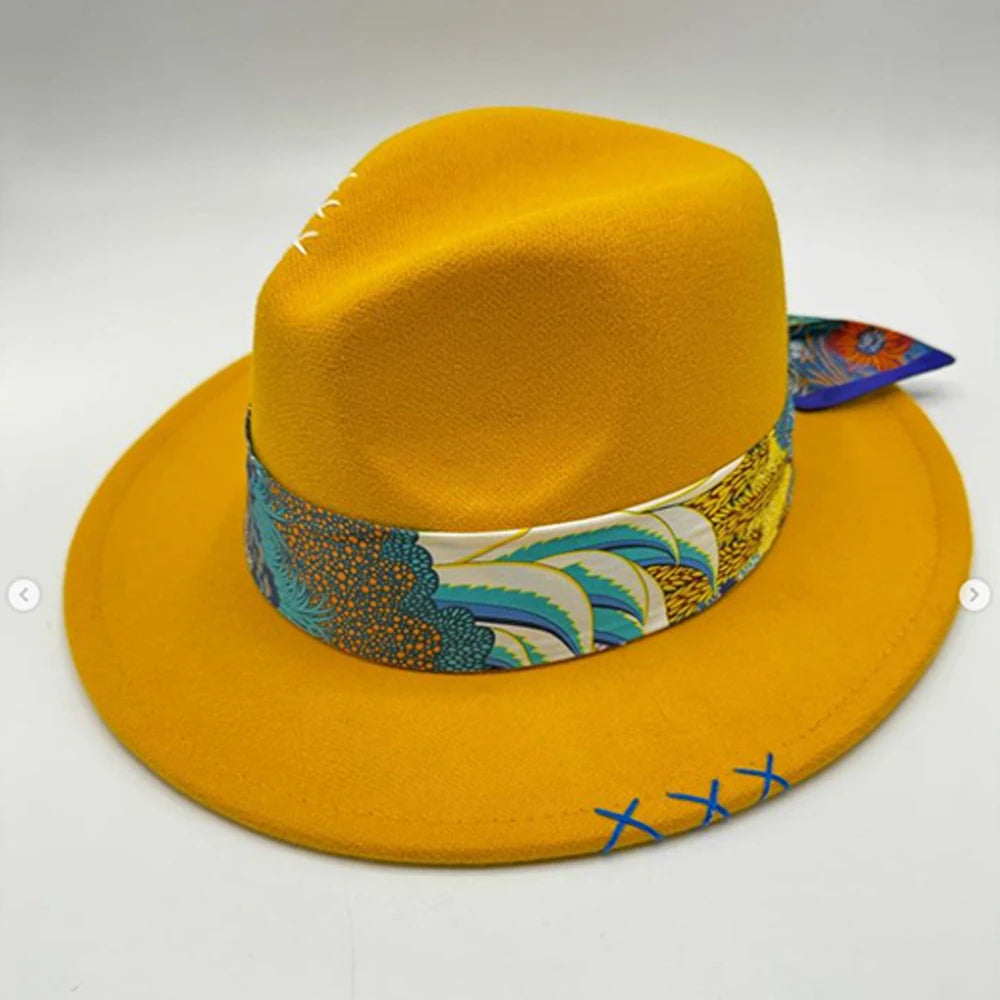 Wide Brim Suede Hat