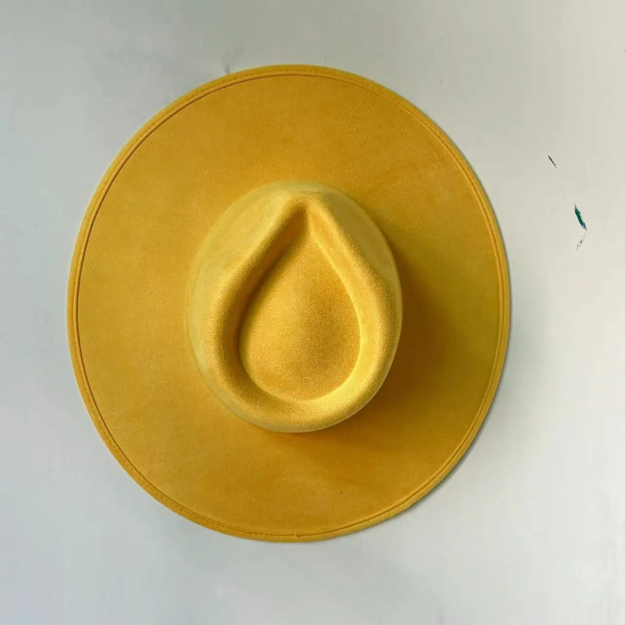 Wide Brim Suede Hat