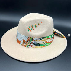 Wide Brim Suede Hat