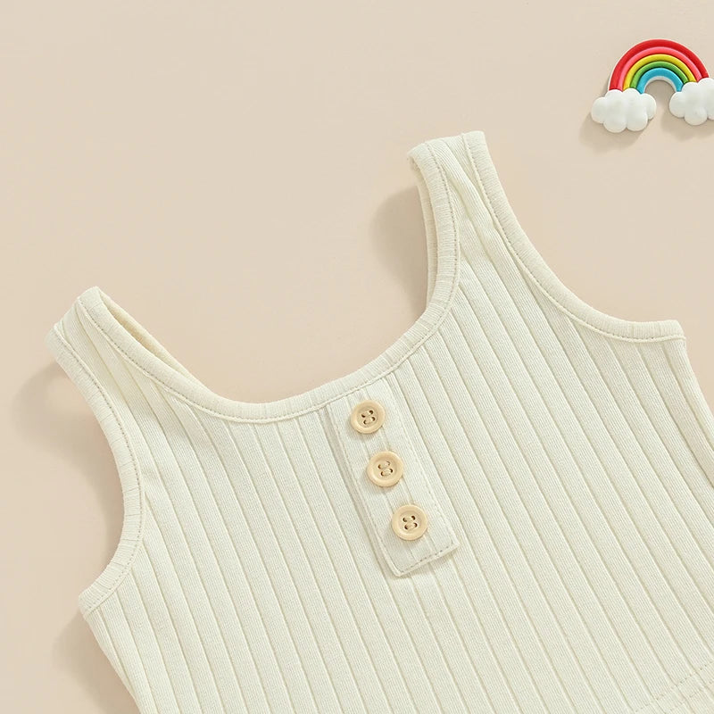 Girls Summer 2-Piece Shorts Set