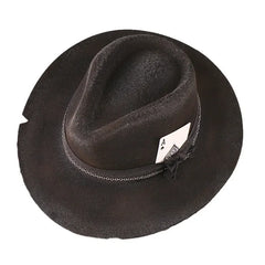 Retro Denim Jazz Hat
