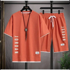 Men's Summer Waffle Set Outfit