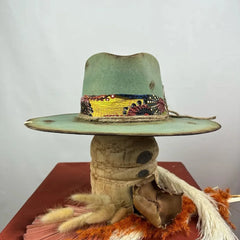 Woven Band Wool Hat