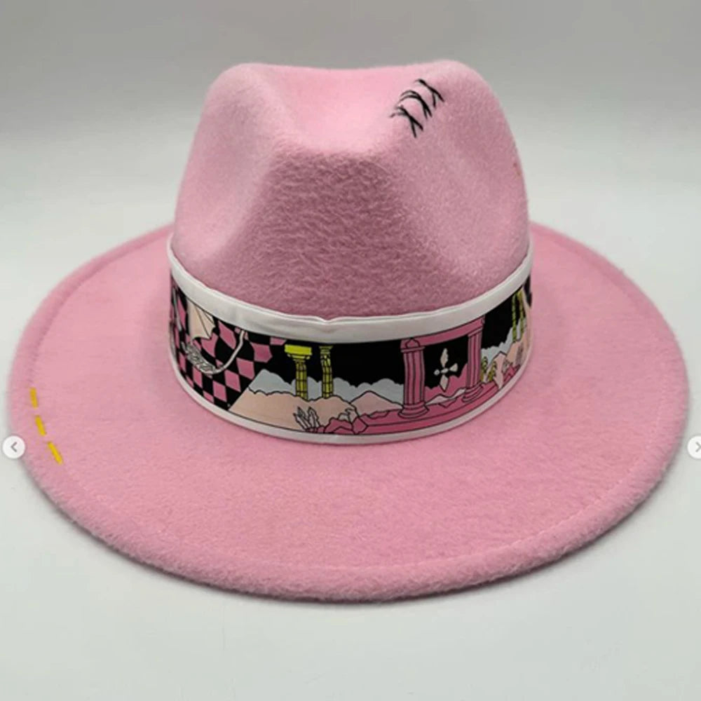 Wide Brim Suede Hat