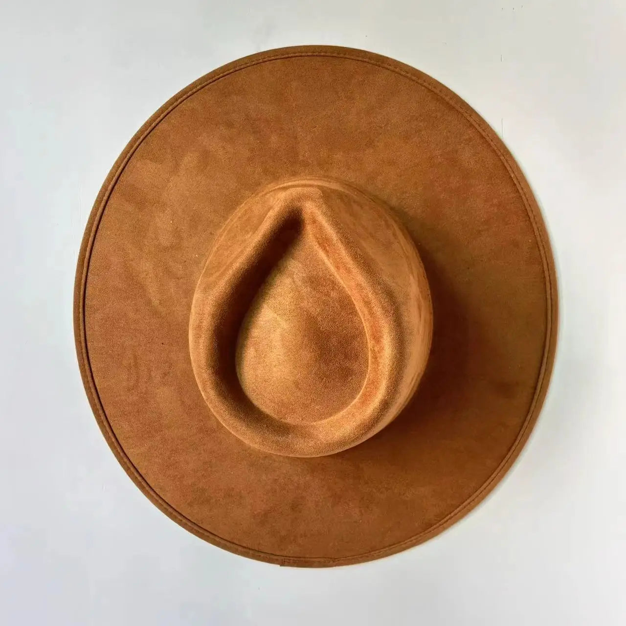 Wide Brim Suede Hat